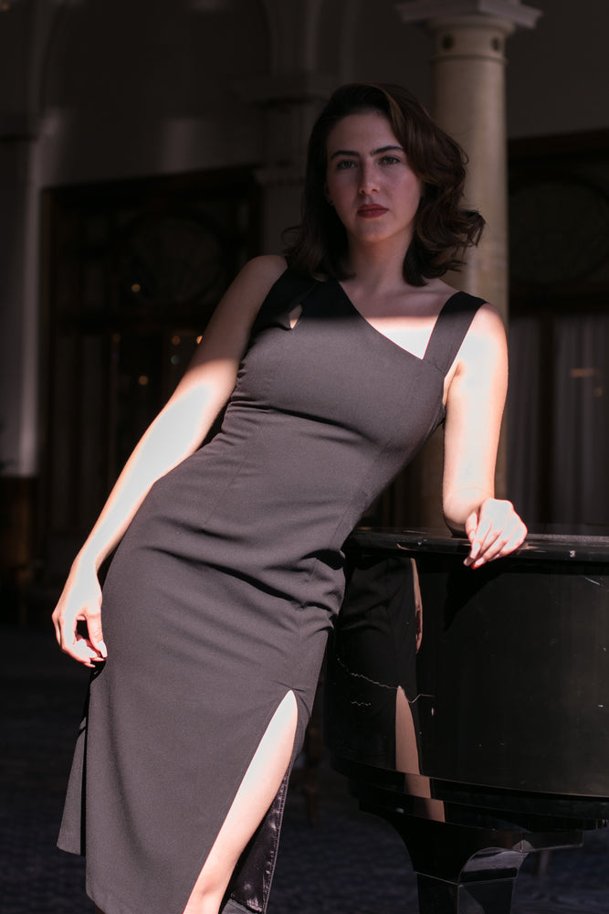 
                  
                    Load the image in the gallery,Classic black dress - Glamorous clothing
                  
                