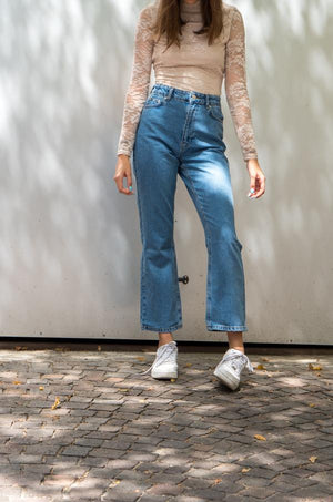 
                  
                    Load the image in the gallery,High waist straight jeans - NAKD vetements
                  
                